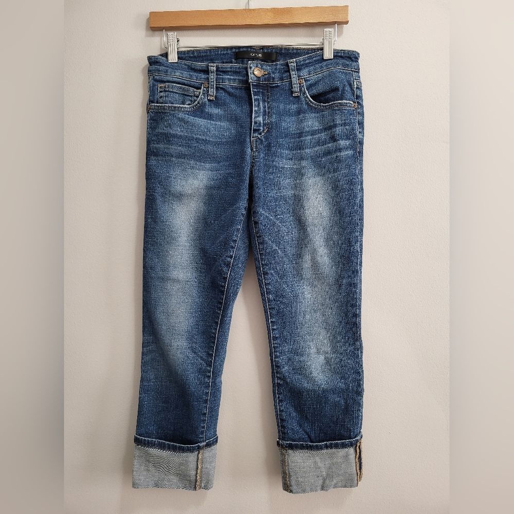 Joe's Jeans Sibyl Cuffed Cropped Denim Jeans Size 28